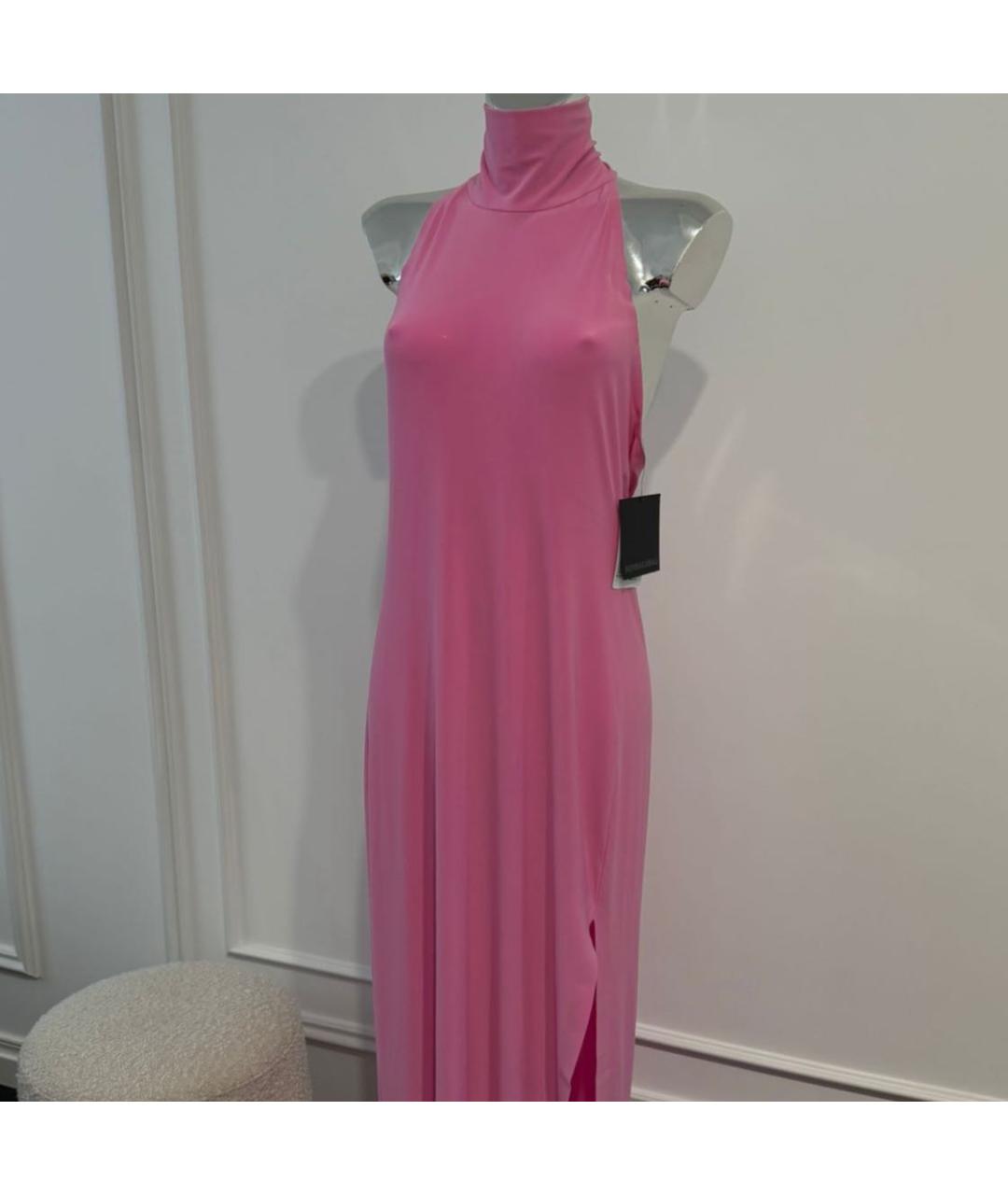 NORMA KAMALI Розовое платье, фото 4