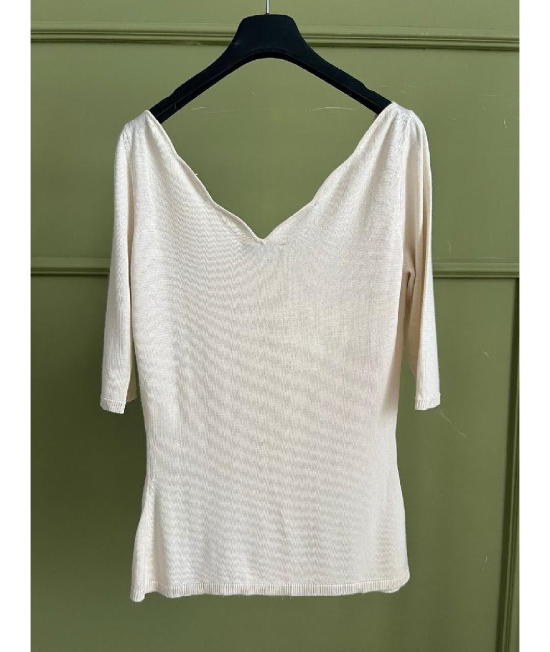 CHRISTIAN DIOR Бежевая футболка, фото 4