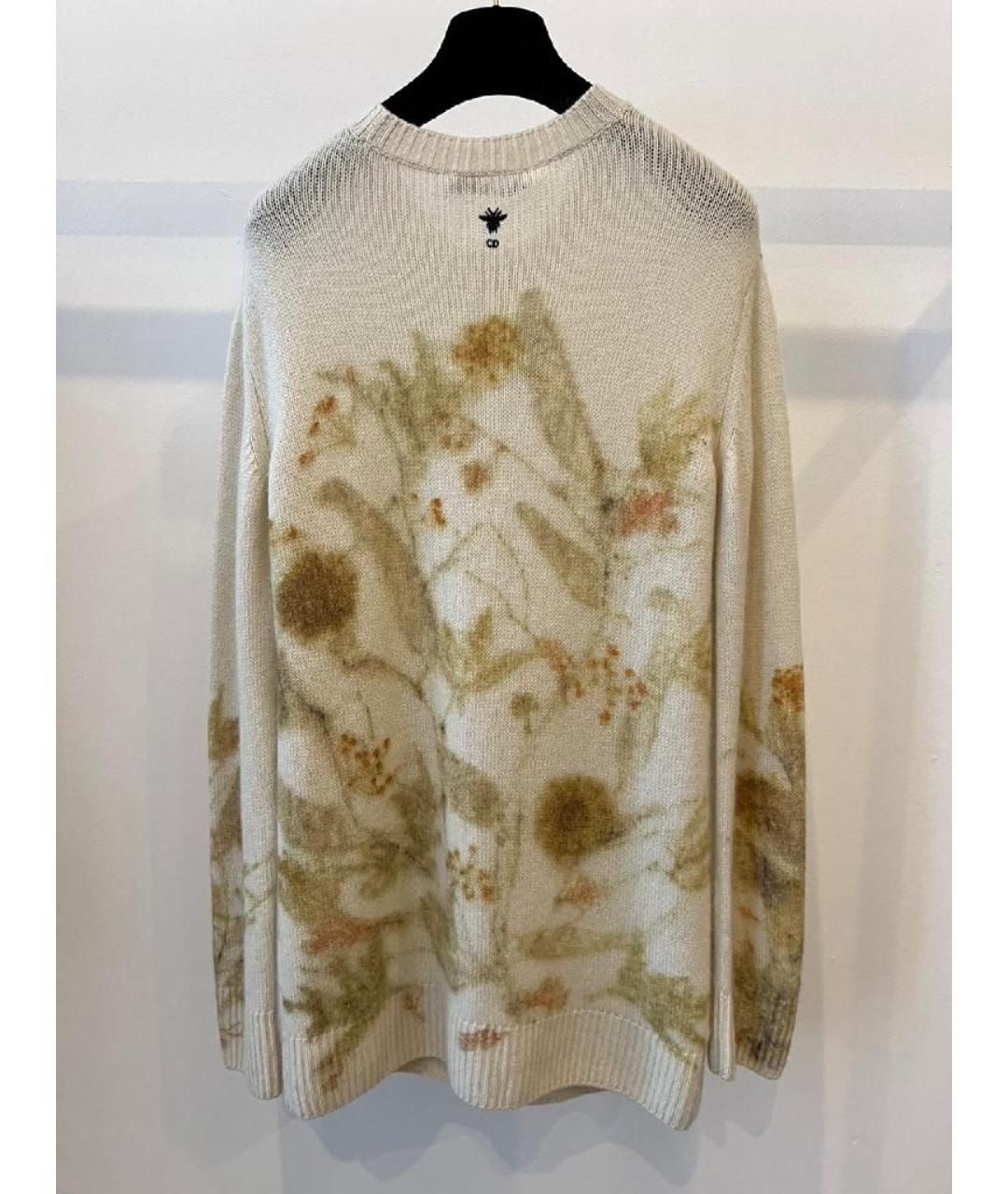 CHRISTIAN DIOR Бежевый джемпер / свитер, фото 3