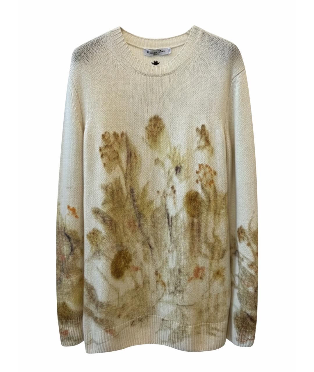 CHRISTIAN DIOR Бежевый джемпер / свитер, фото 1