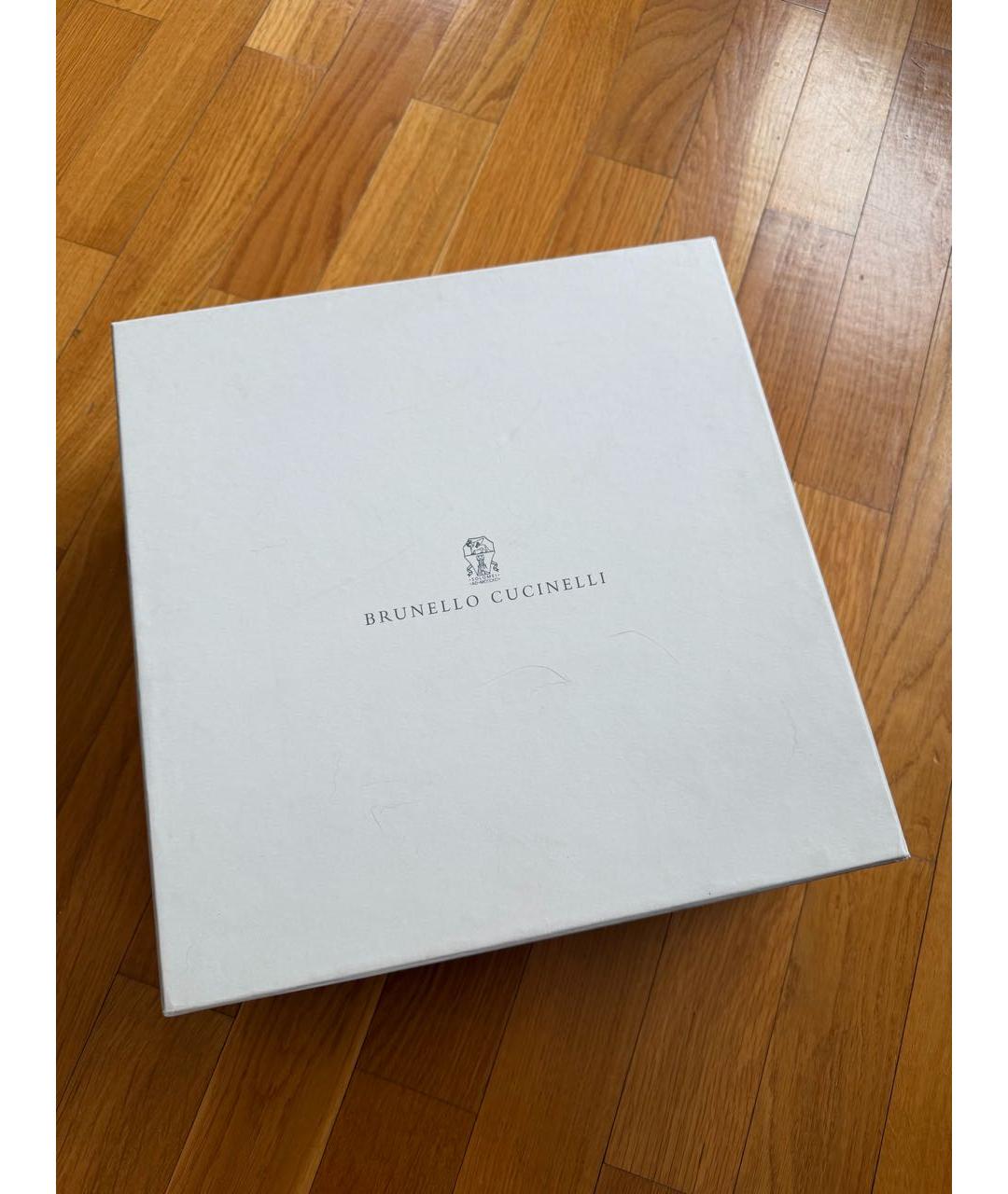 BRUNELLO CUCINELLI Черные кожаные ботинки, фото 8