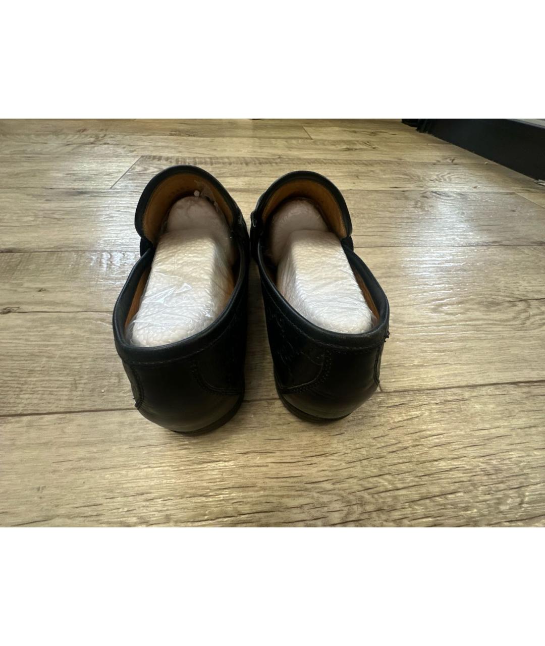 GUCCI Черные кожаные мокасины, фото 4
