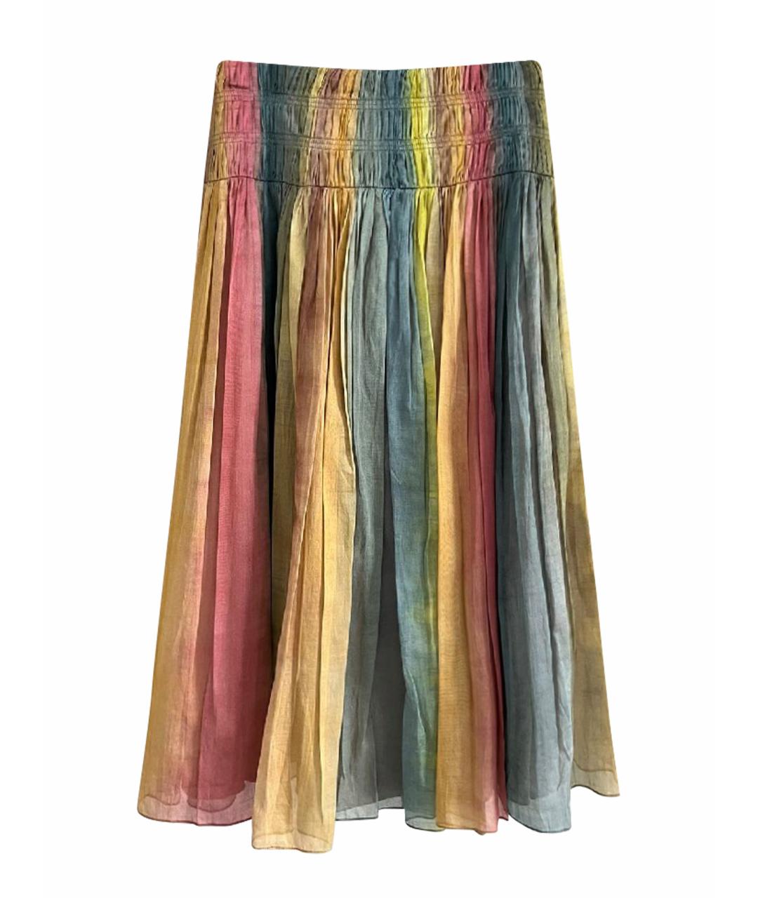 CHRISTIAN DIOR Коричневая юбка макси, фото 1