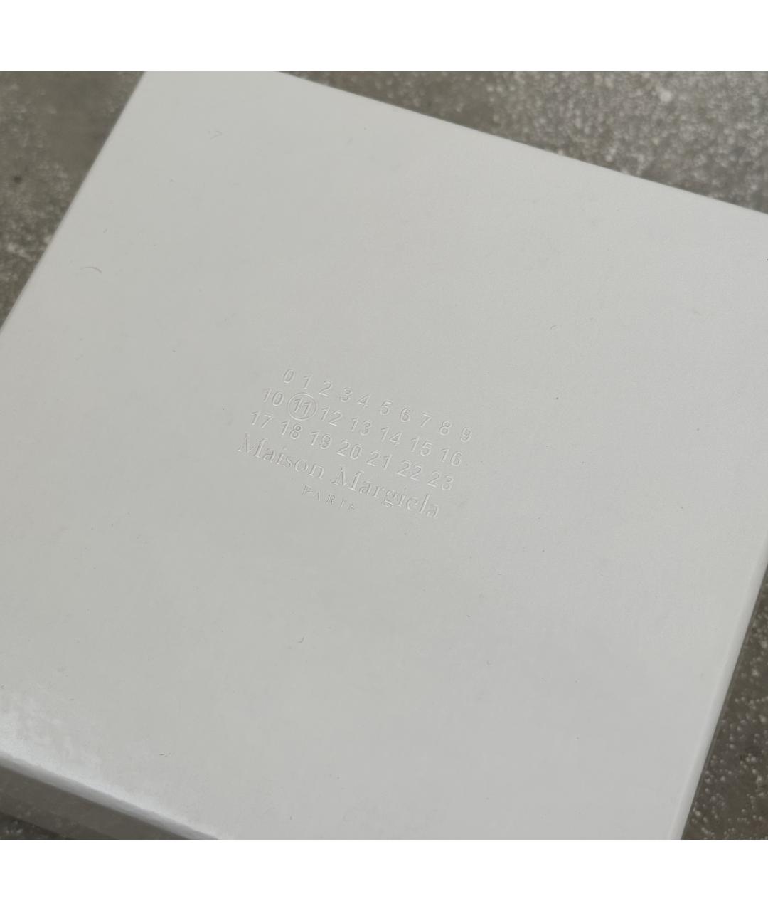 MAISON MARGIELA Серый кожаный ремень, фото 6