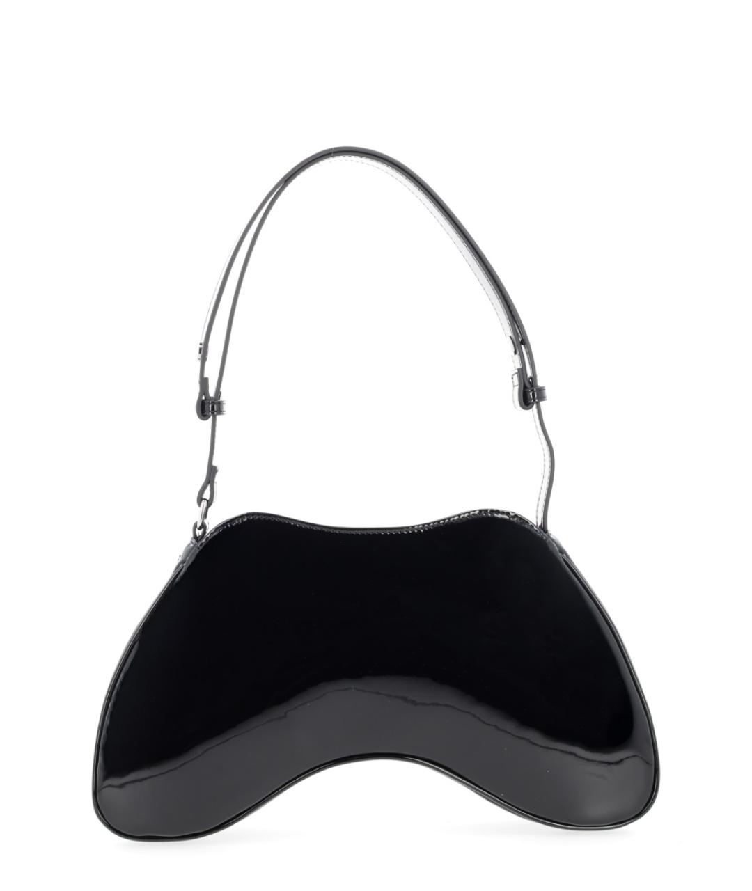 DIESEL Черная сумка с короткими ручками из искусственной кожи, фото 2