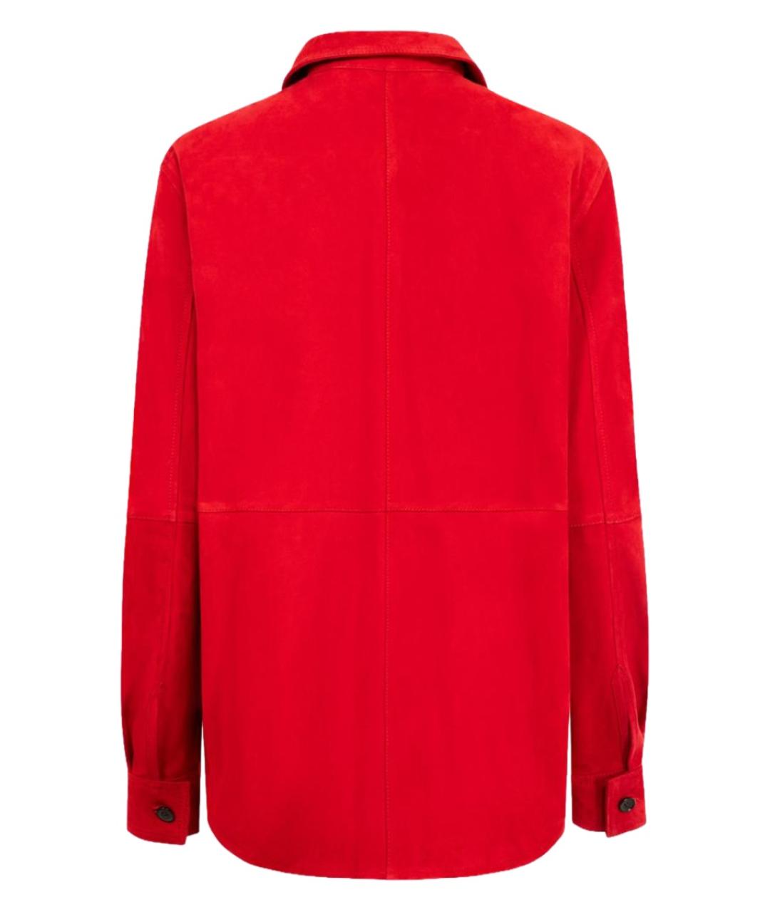 TOTEME Красная кожаная куртка, фото 2