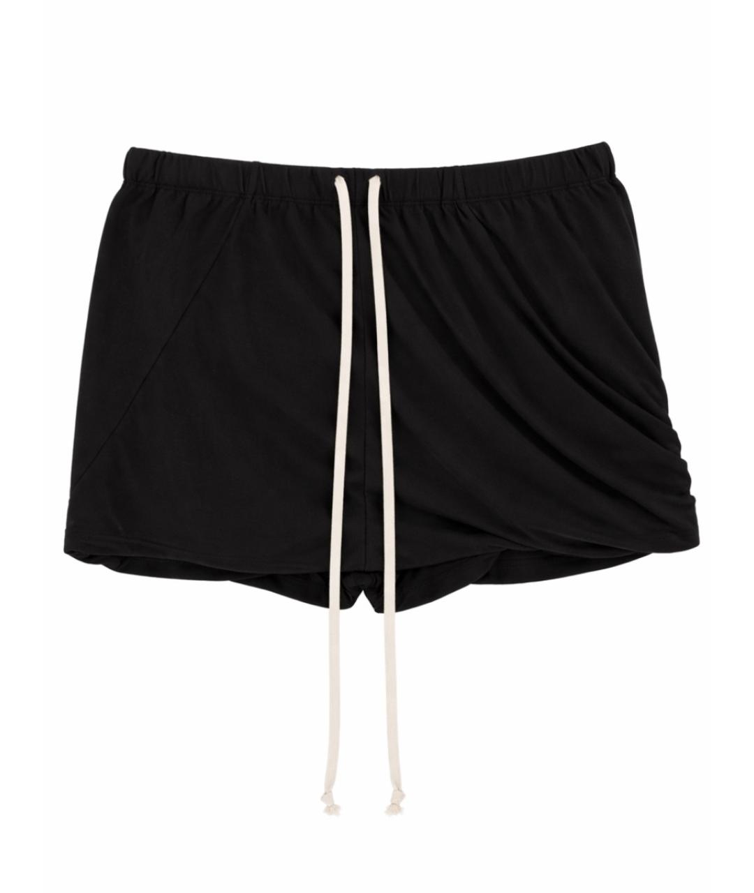 RICK OWENS DRKSHDW Черные хлопковые шорты, фото 1