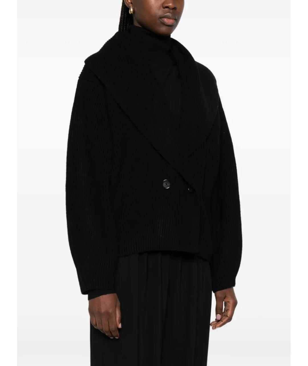 TOTEME Черный шерстяной кардиган, фото 3