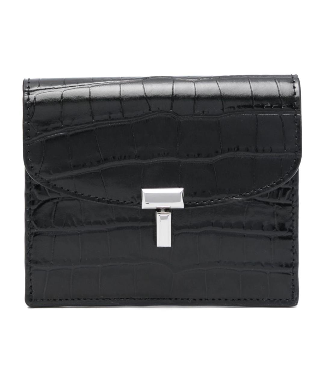 TOTEME Черный кожаный кошелек, фото 1