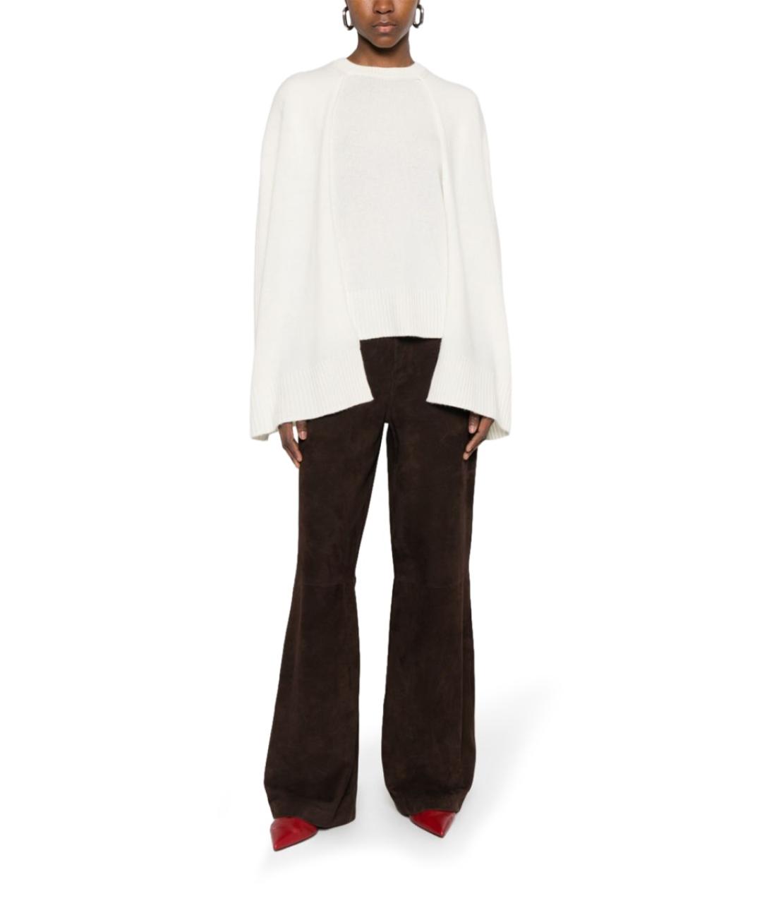 TOTEME Белый кашемировый джемпер / свитер, фото 3