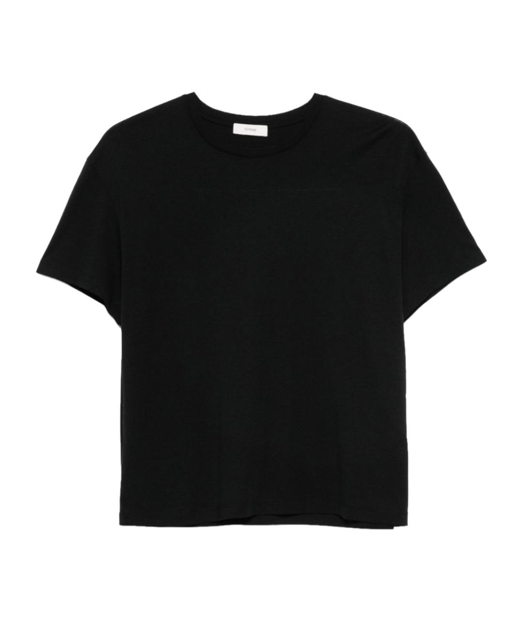 TOTEME Черная футболка, фото 1
