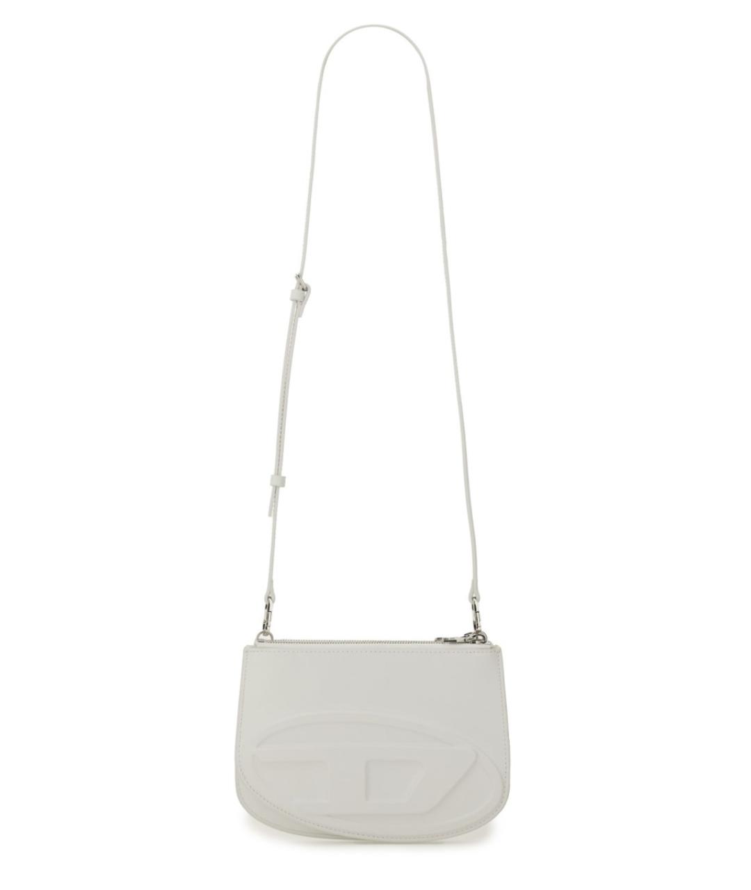 DIESEL Белая сумка через плечо из искусственной кожи, фото 3
