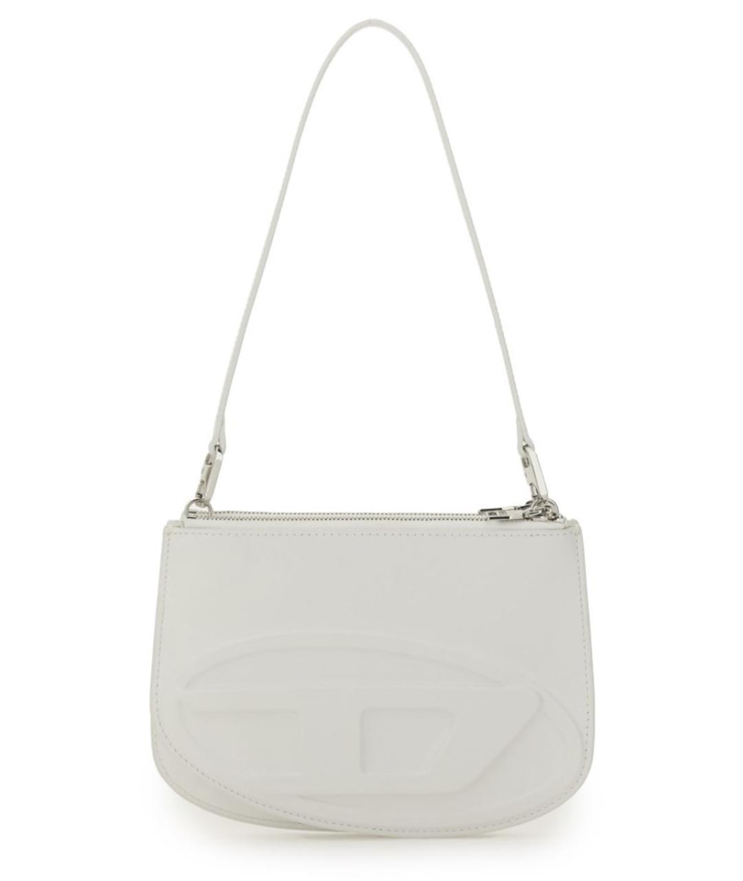DIESEL Белая сумка через плечо из искусственной кожи, фото 2