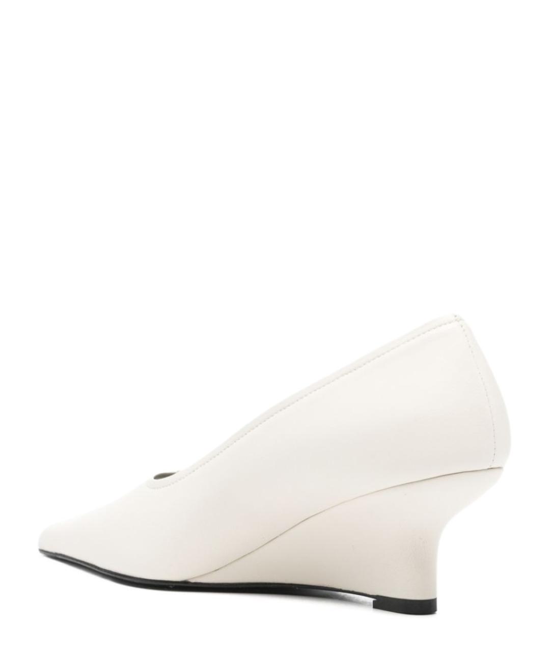 TOTEME Белые кожаные туфли, фото 4