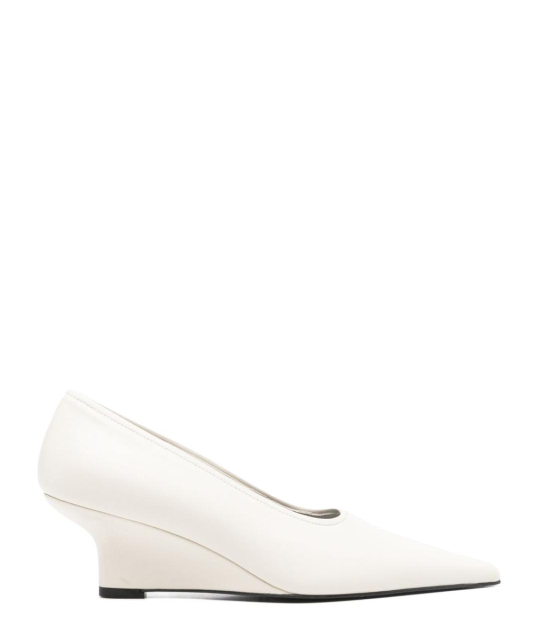 TOTEME Белые кожаные туфли, фото 1