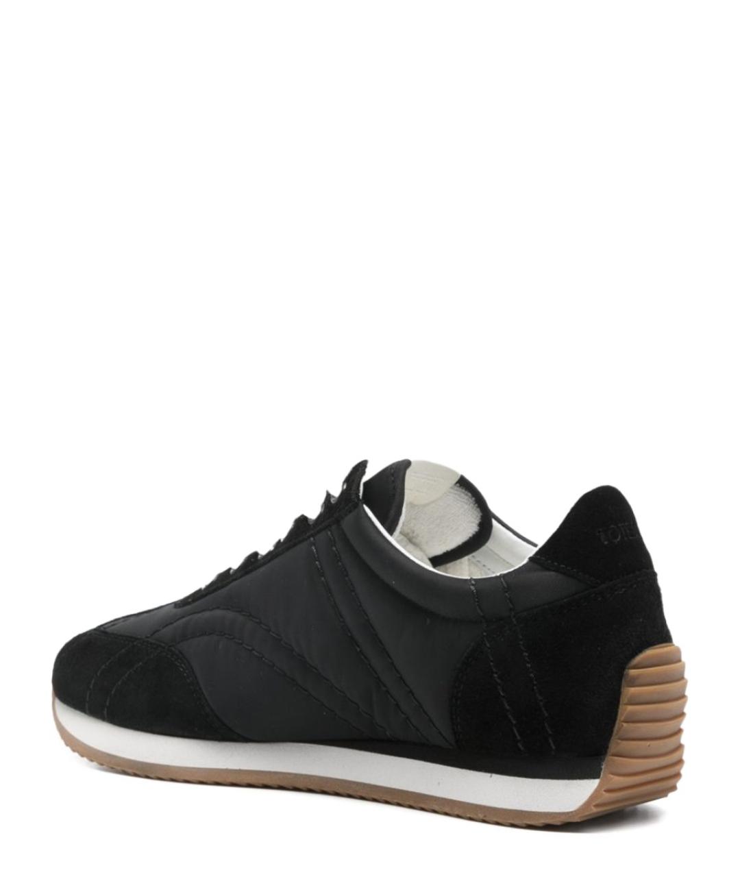 TOTEME Черные кожаные кроссовки, фото 3