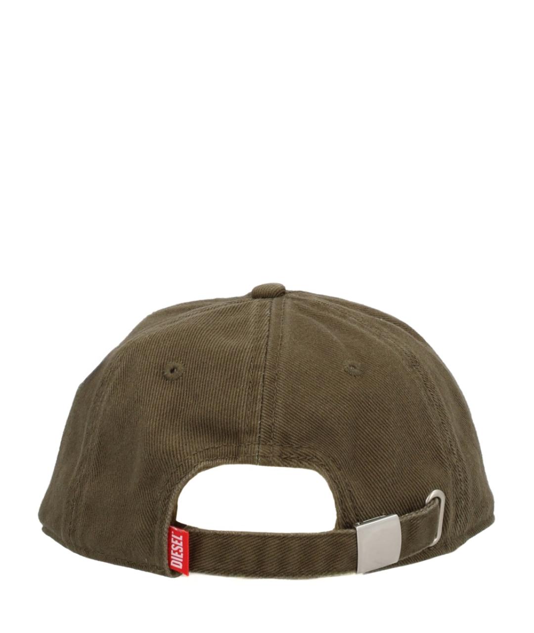 DIESEL Хаки хлопковая кепка/бейсболка, фото 3