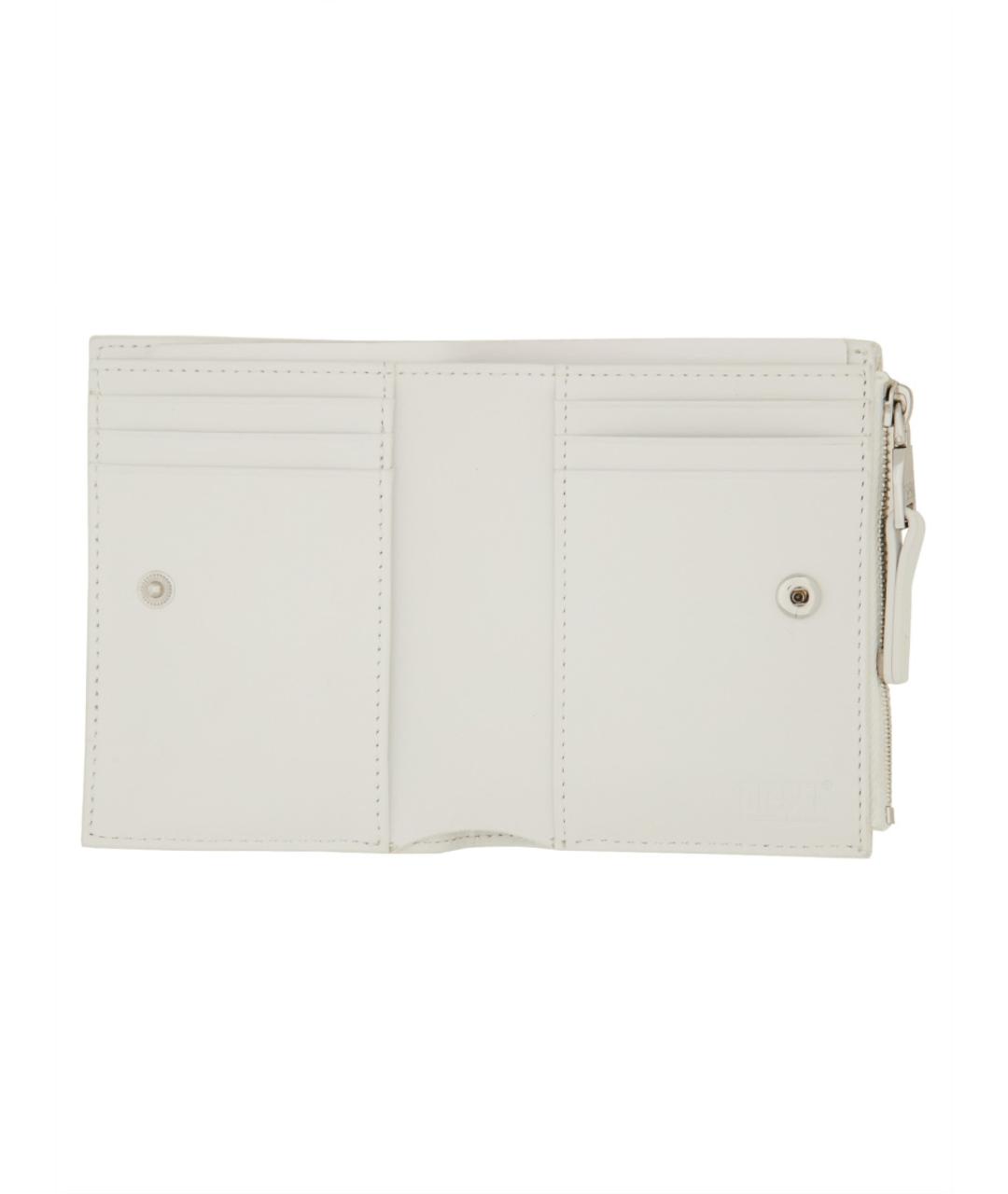 DIESEL Белый кожаный кошелек, фото 3
