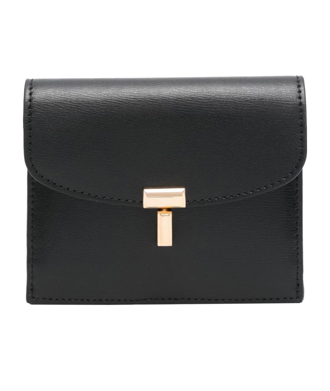 TOTEME Черный кожаный кошелек, фото 1