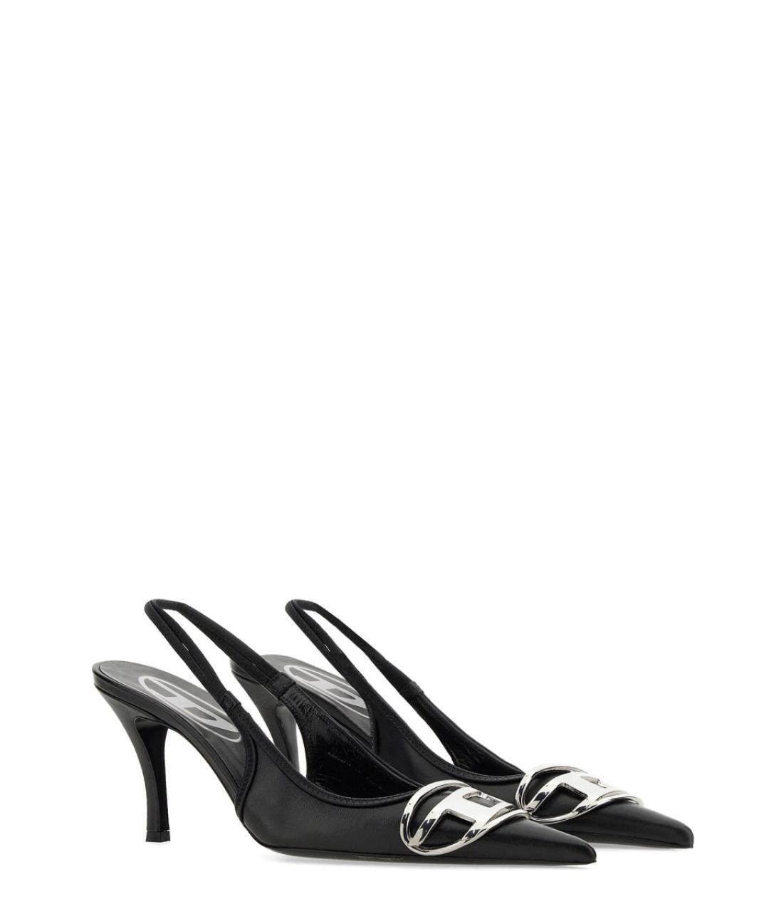 DIESEL Черные туфли из искусственной кожи, фото 2