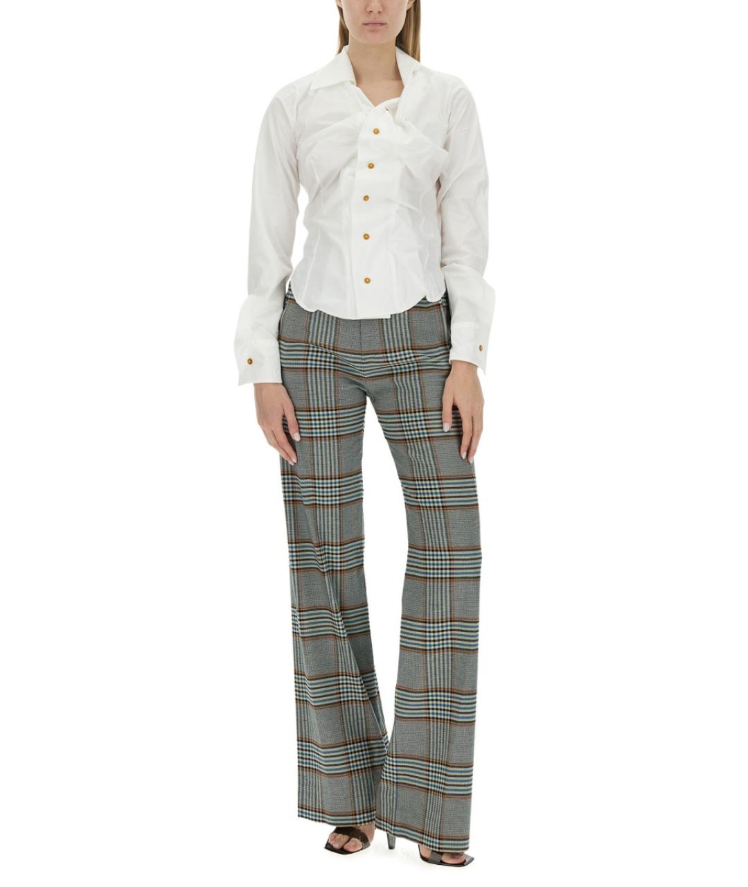 VIVIENNE WESTWOOD Белая хлопковая рубашка, фото 2