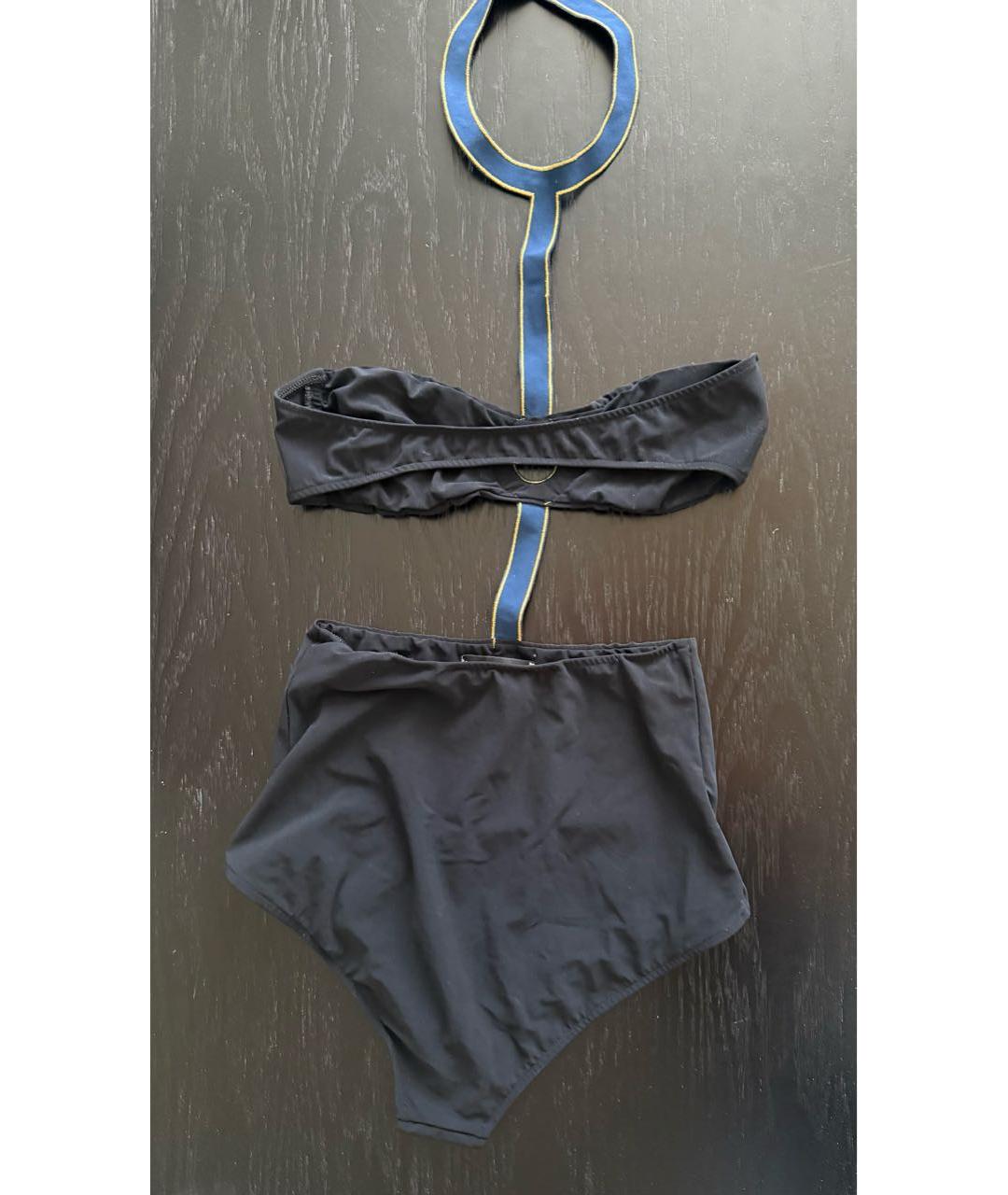 SAINT LAURENT Черный полиамидовый купальник, фото 4