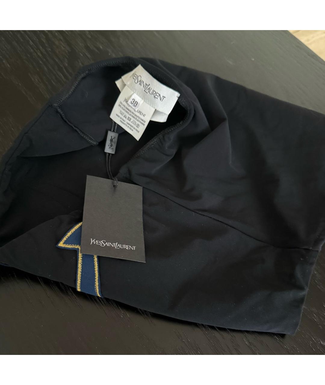 SAINT LAURENT Черный полиамидовый купальник, фото 3