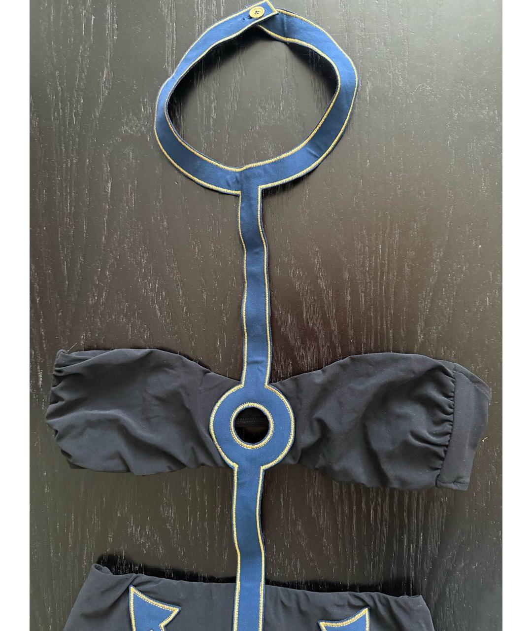 SAINT LAURENT Черный полиамидовый купальник, фото 2