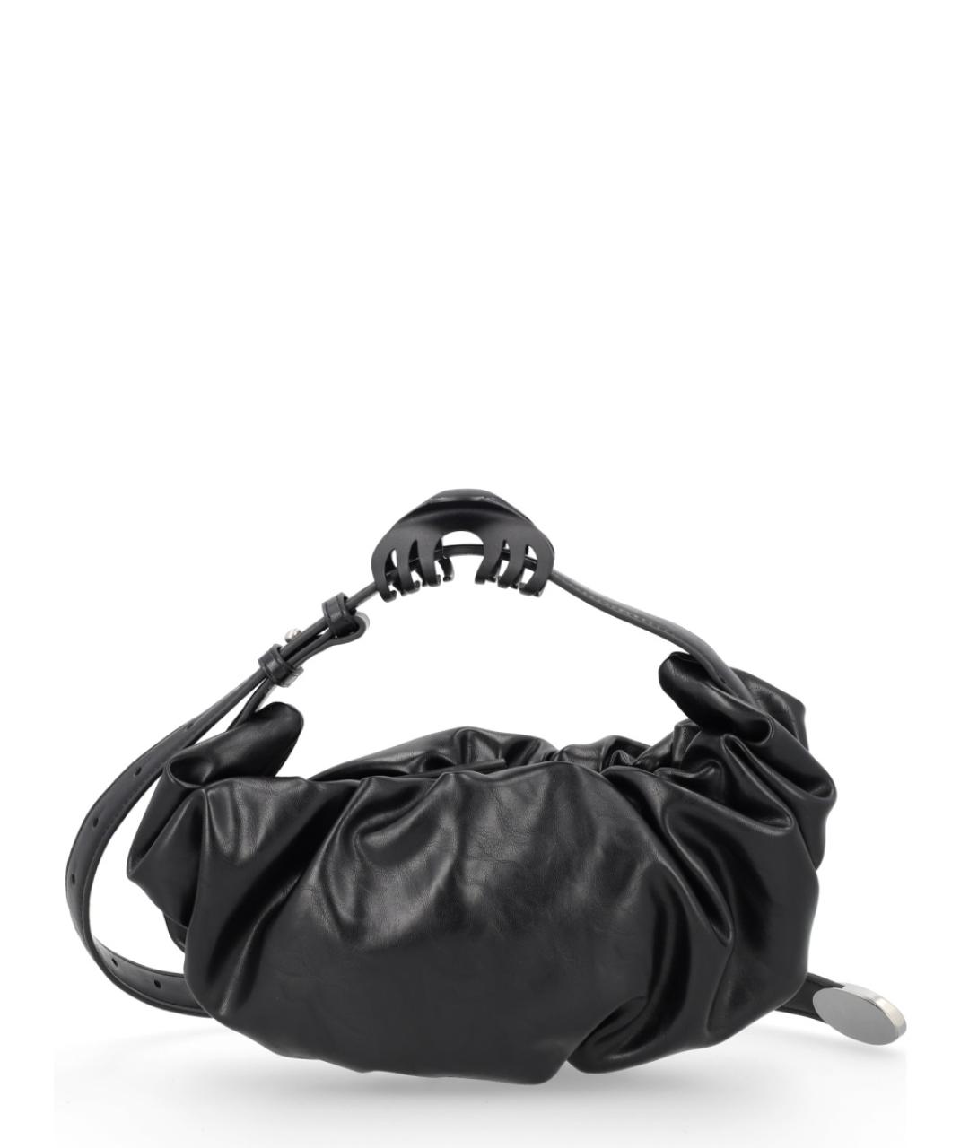 DIESEL Черная сумка через плечо из искусственной кожи, фото 3