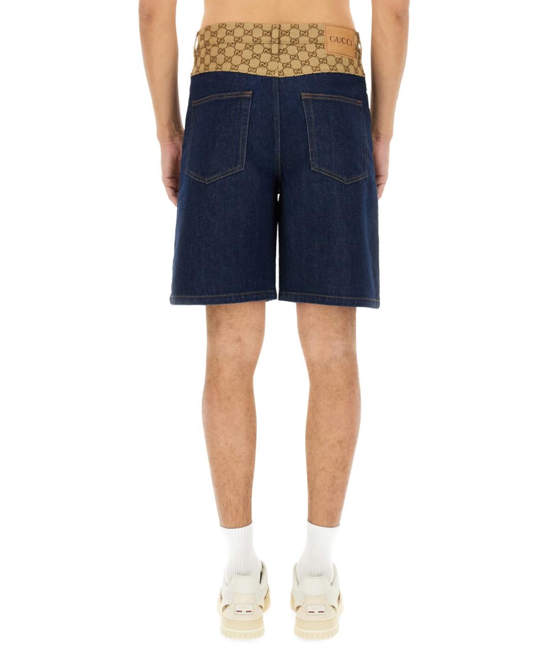 GUCCI Синие шорты, фото 3