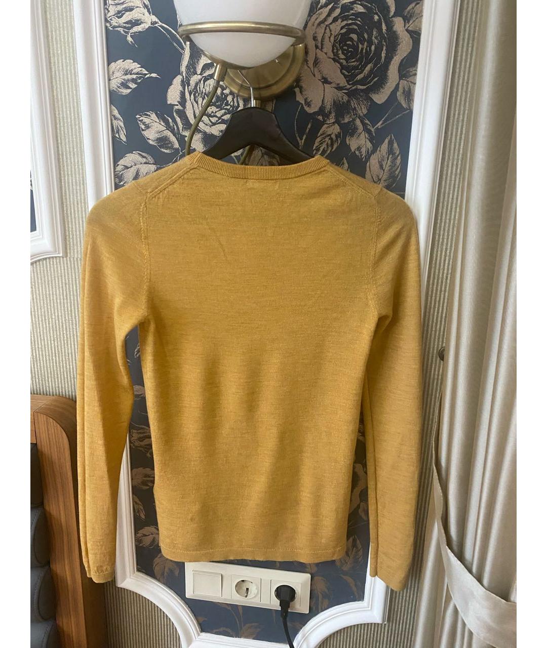 12 STOREEZ Горчичный шерстяной джемпер / свитер, фото 2