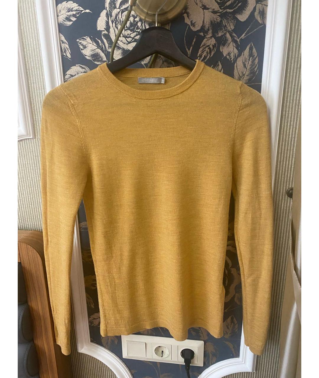 12 STOREEZ Горчичный шерстяной джемпер / свитер, фото 5