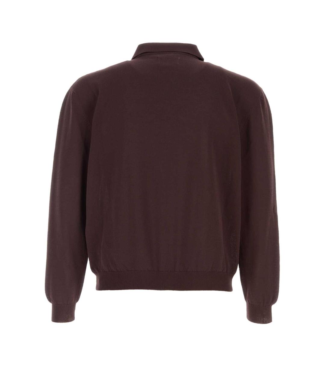 MAGLIANO Фиолетовое хлопковое поло с длинным рукавом, фото 2