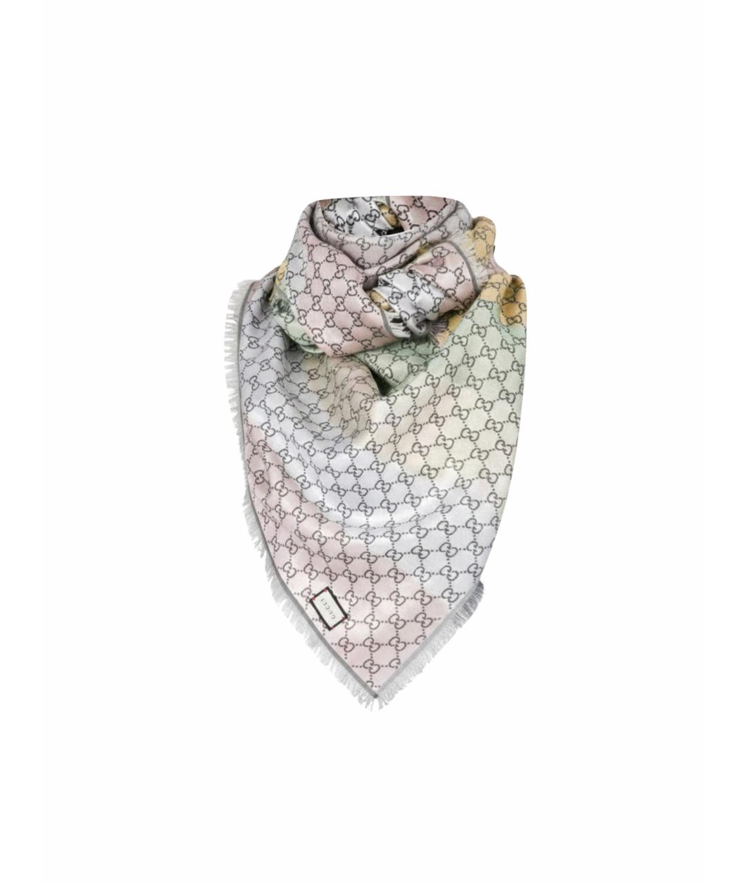 GUCCI Мульти хлопковый шарф, фото 1