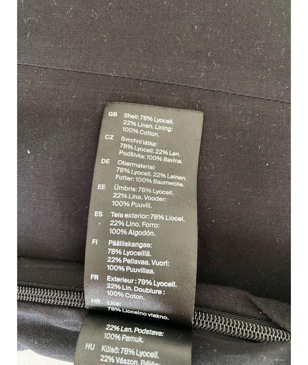 COS Черный льняной корсет, фото 6