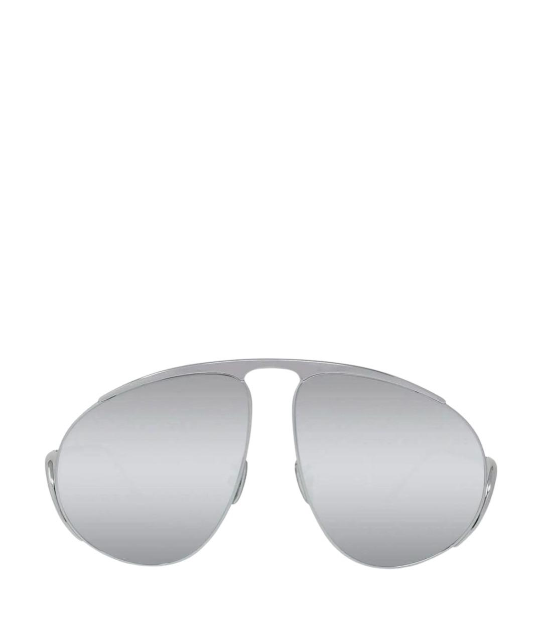 LOEWE Серебряные металлические солнцезащитные очки, фото 1