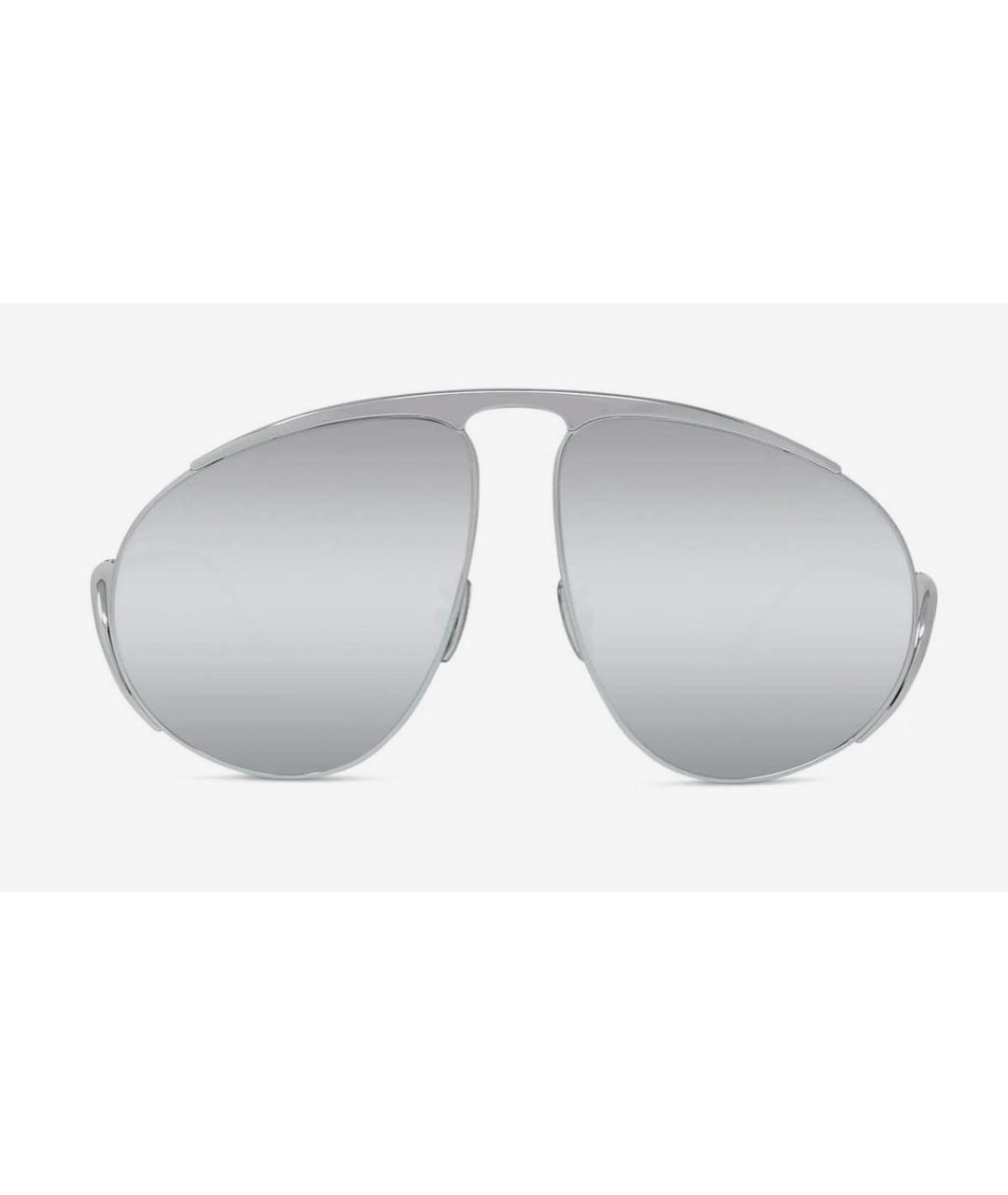 LOEWE Серебряные металлические солнцезащитные очки, фото 3