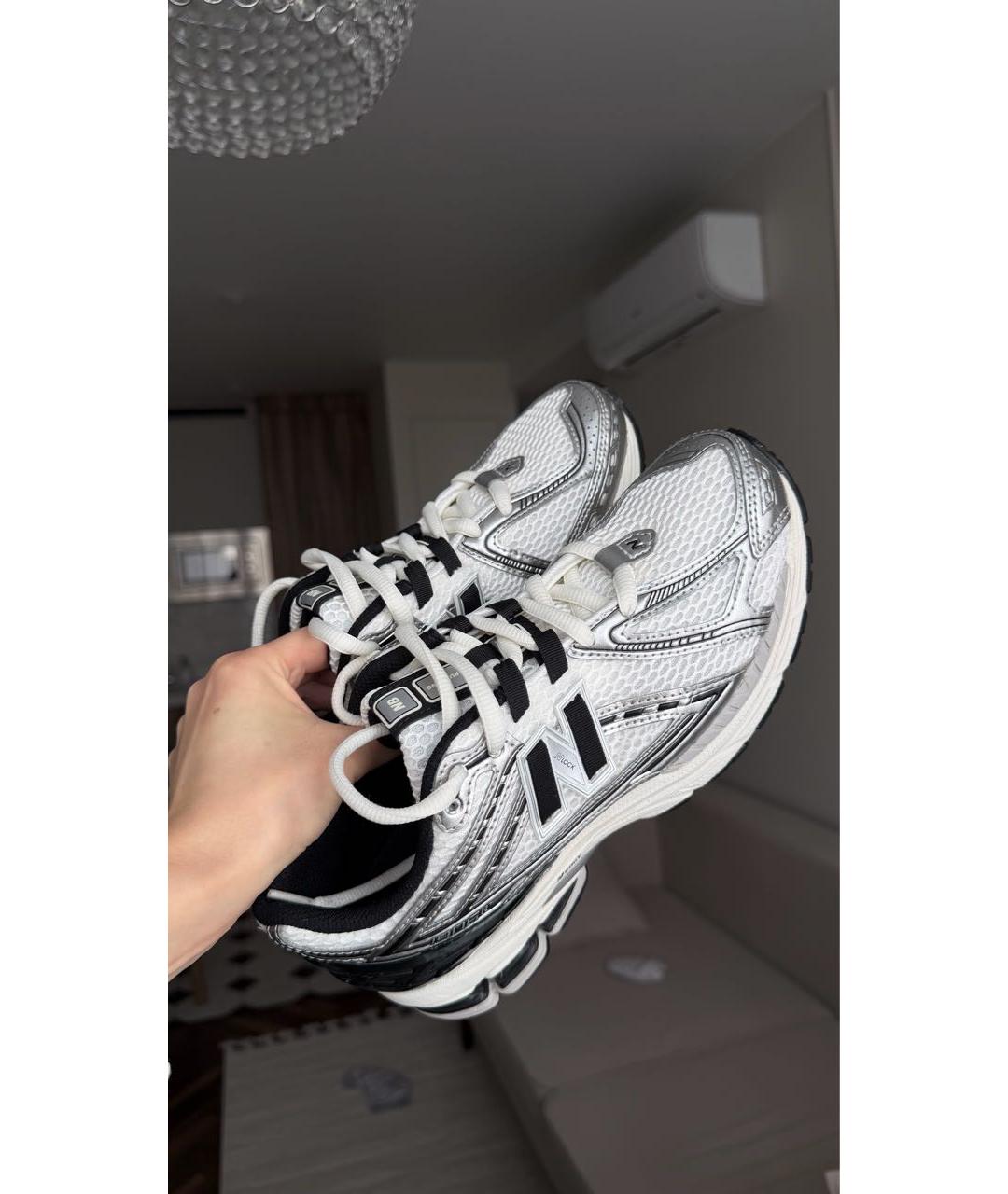 NEW BALANCE Белые текстильные низкие кроссовки / кеды, фото 6