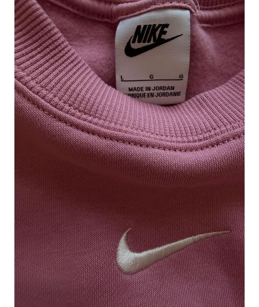 NIKE Розовый хлопковый костюм с брюками, фото 4