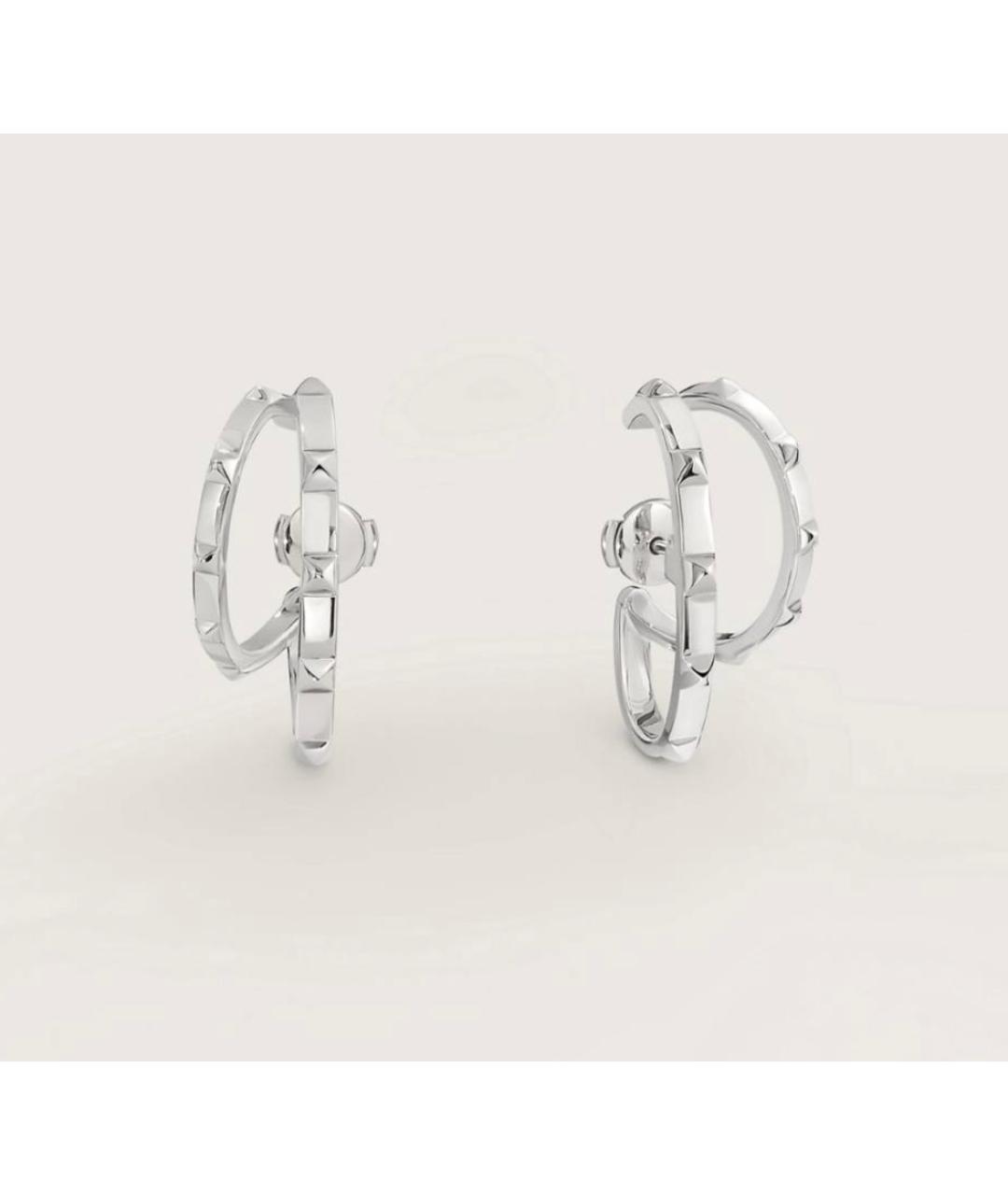 HERMES Серебряные металлические серьги, фото 2