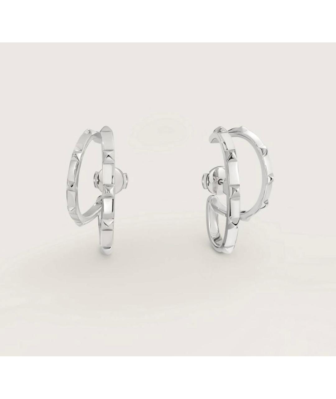 HERMES Серебряные металлические серьги, фото 3