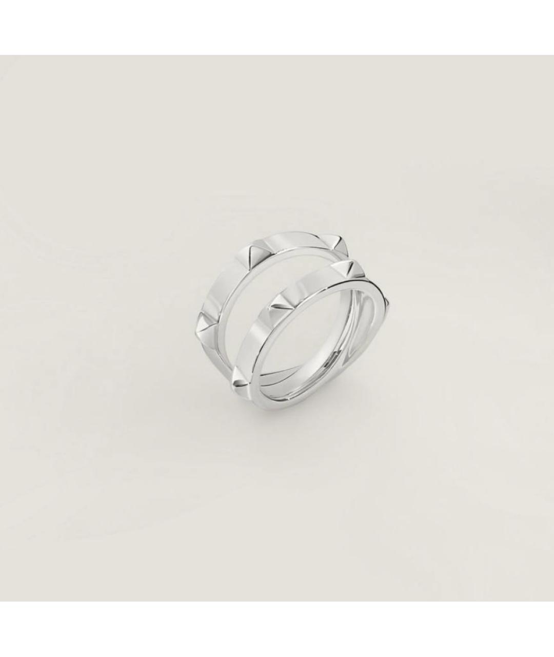 HERMES Серебряное металлическое кольцо, фото 3