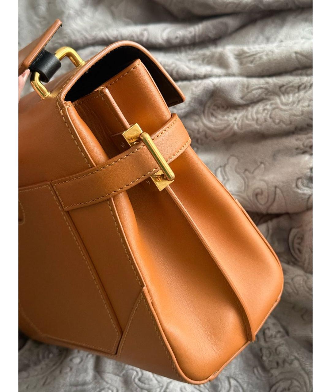 BALMAIN Коричневая кожаная сумка через плечо, фото 3