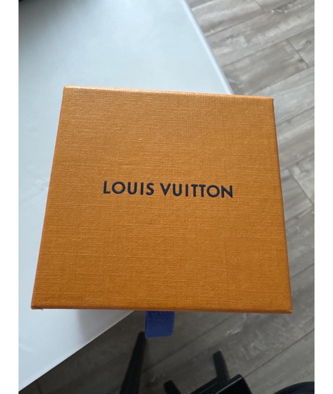 LOUIS VUITTON Золотые металлические серьги, фото 5