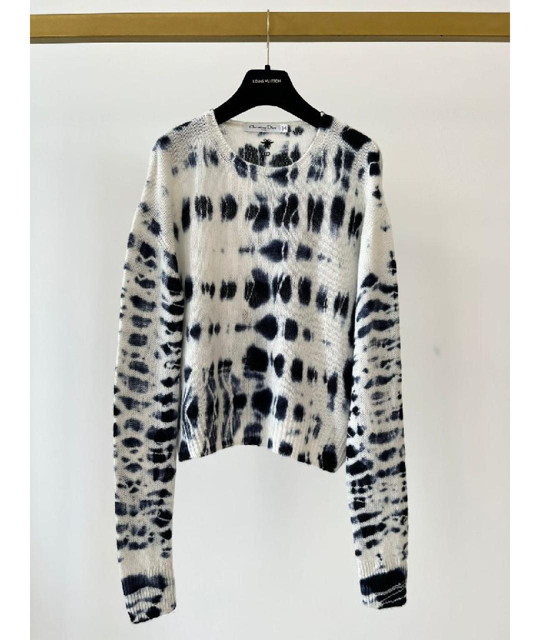 CHRISTIAN DIOR Голубой джемпер / свитер, фото 6