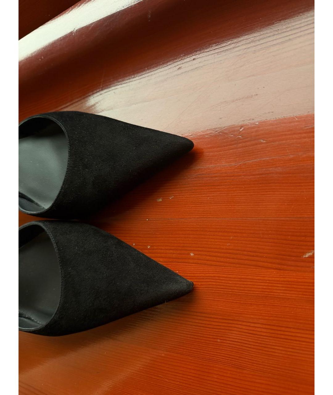 RENE CAOVILLA Черные замшевые туфли, фото 5