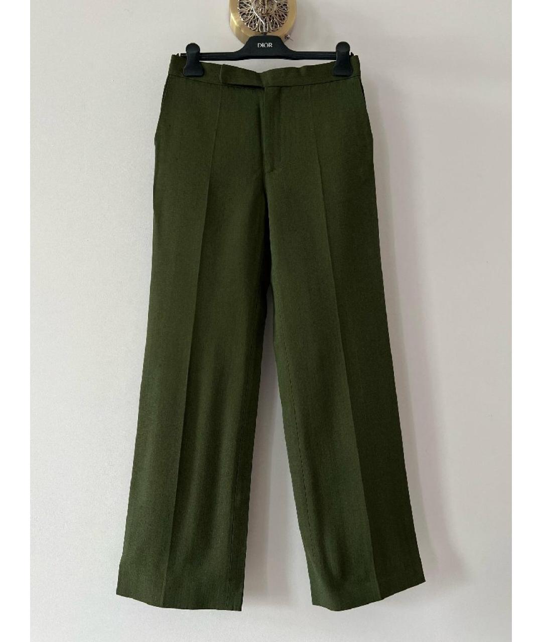 CELINE Хаки бриджи, фото 8