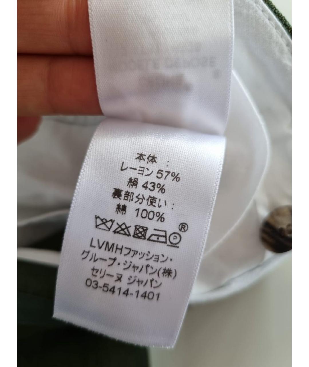 CELINE Хаки бриджи, фото 6