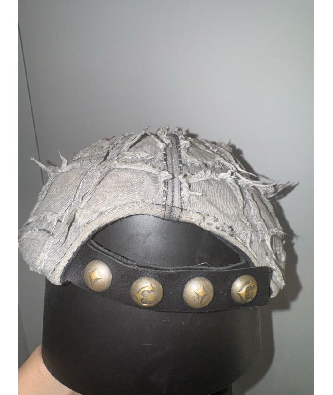 THUG CLUB Серая хлопковая кепка/бейсболка, фото 5