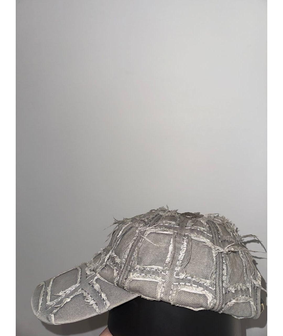 THUG CLUB Серая хлопковая кепка/бейсболка, фото 3